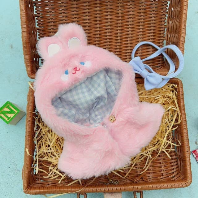 【10cm/15cm/20cm】ぬいぐるみ服 ぬいぐるみ服 ふわもこ動物マント