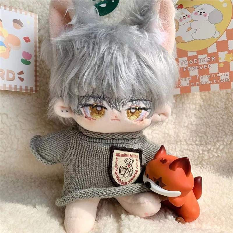 【20cm】ぬいぐるみ服 シンプルニットセーター