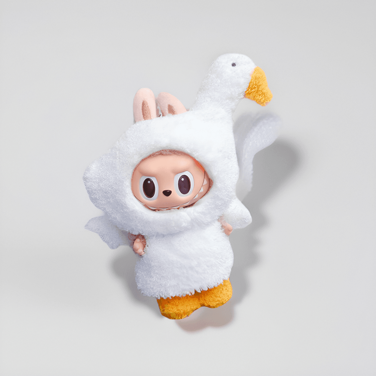 【10cm】ぬいぐるみ服 白鳥ケープ