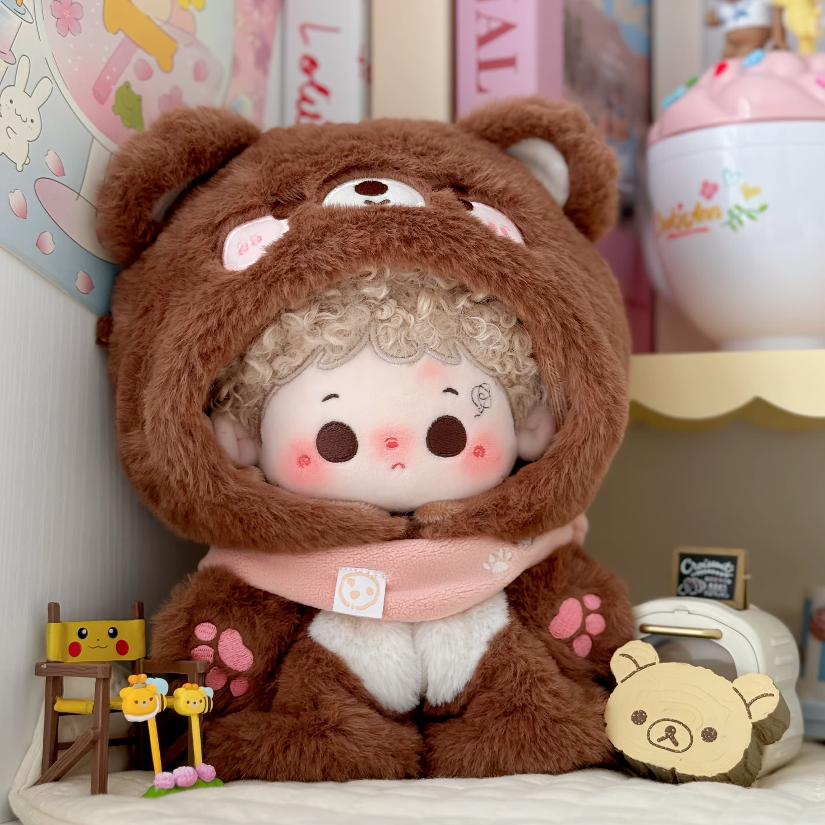 【15cm】ぬいぐるみ服　もふもふ動物きぐるみ