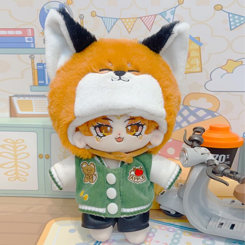 【15cm】ぬいぐるみ服 もこもこ動物きぐるみ・ぼうし