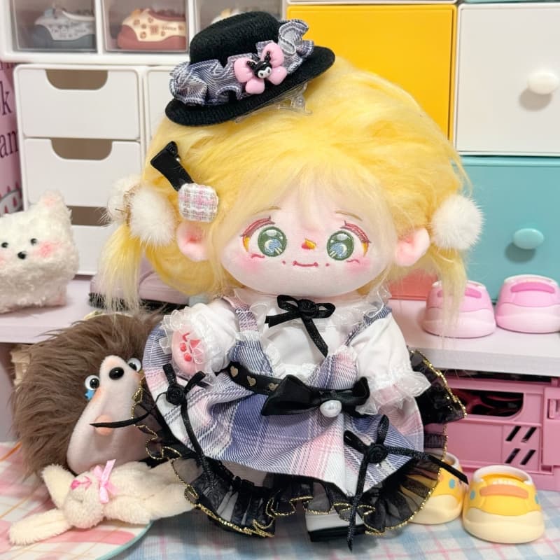 【20cm】ぬいぐるみ服 ロリータ風発表会ワンピース