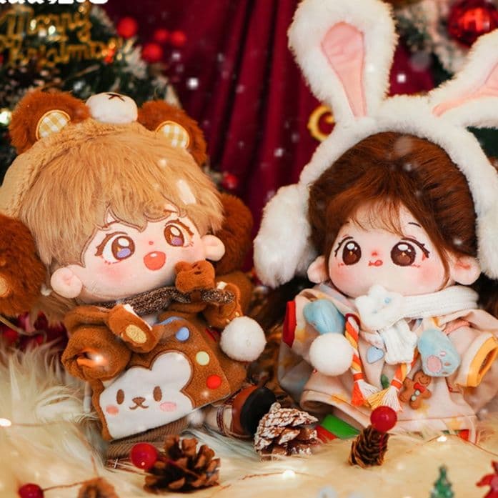 【20cm】ぬいぐるみ服　耳当て・マフラーセット