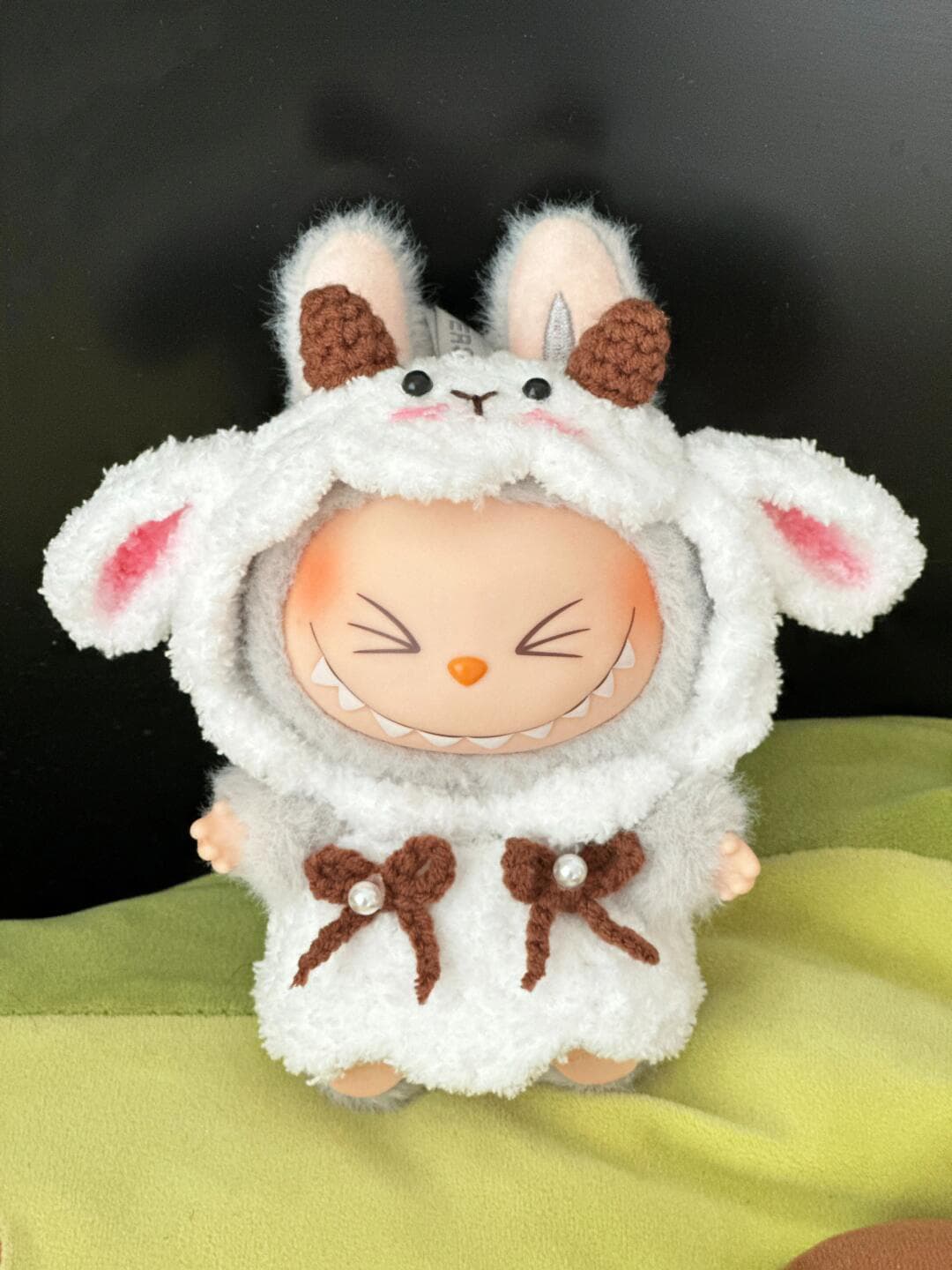 【15cm】ぬいぐるみ服 ぬいぐるみ服 もふもふうさぎパーカー