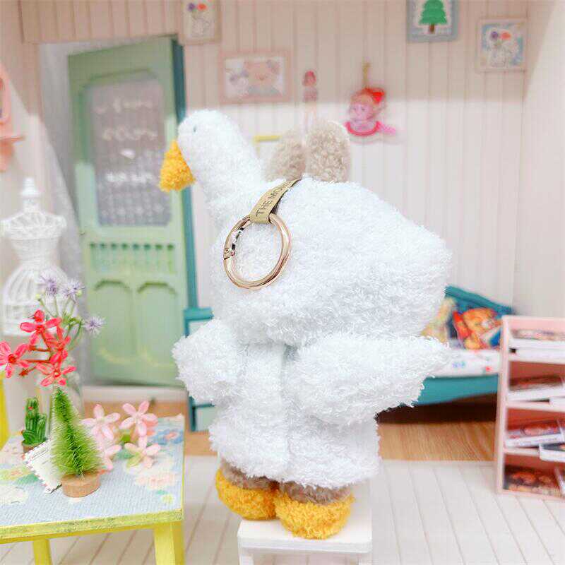 【10cm】ぬいぐるみ服 白鳥ケープ