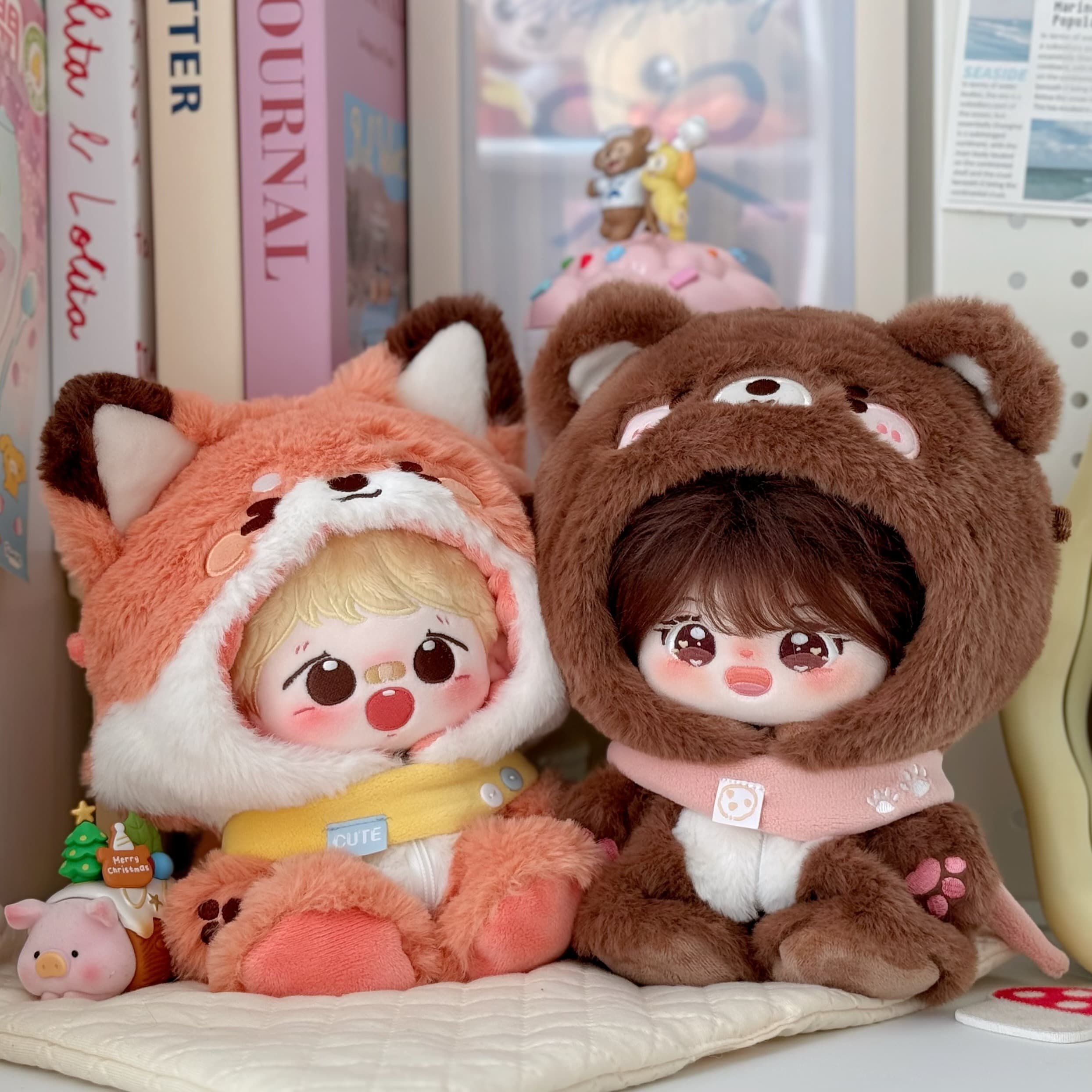 【15cm】ぬいぐるみ服　もふもふ動物きぐるみ