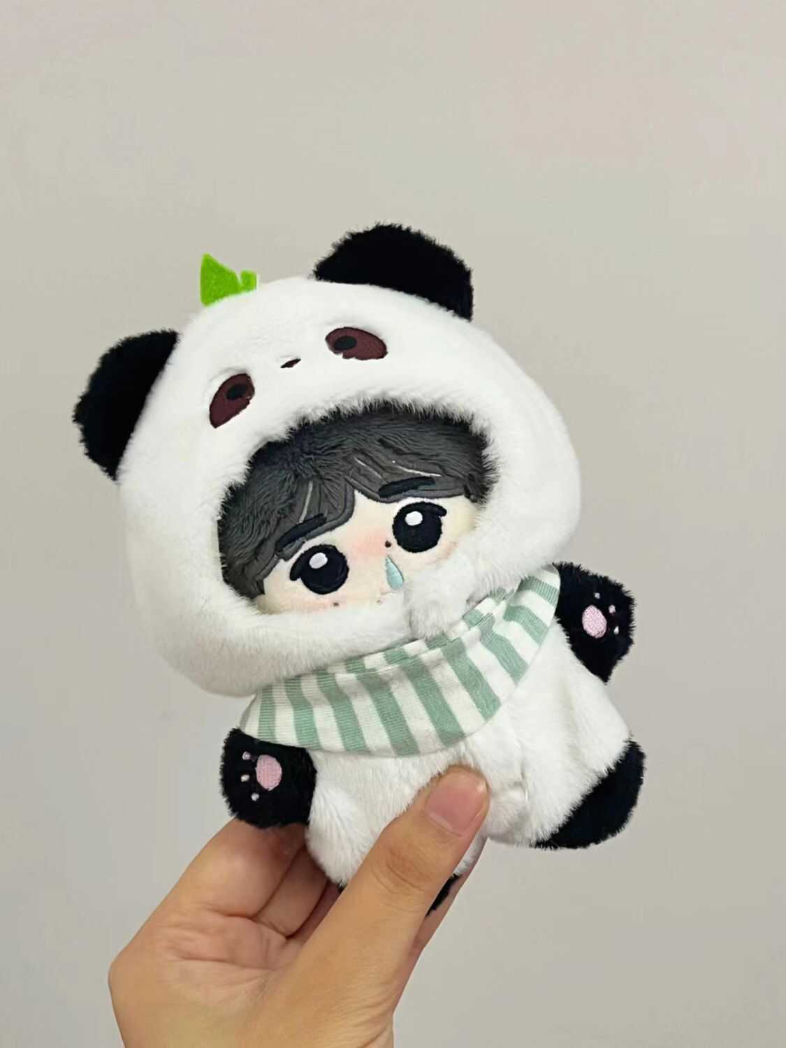 【10cm】ぬいぐるみ服 アニマルぐるみ　（きつね・オオカミ・トラ・パンダ・黒猫）