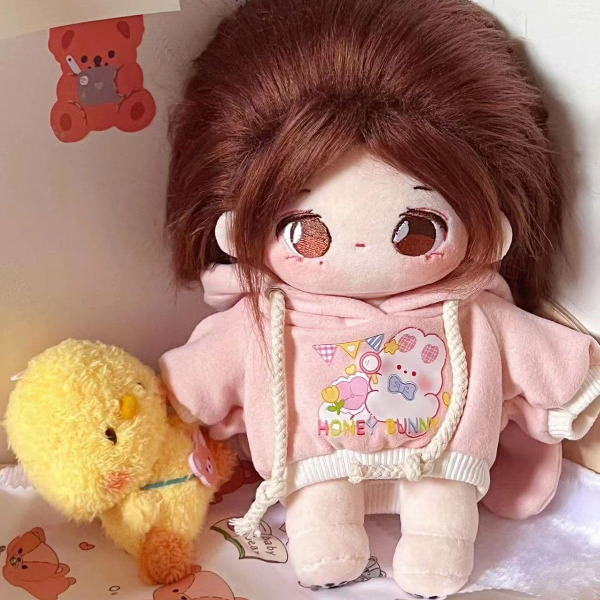 【20cm】ぬいぐるみ服 アニマルフーディー　全11色