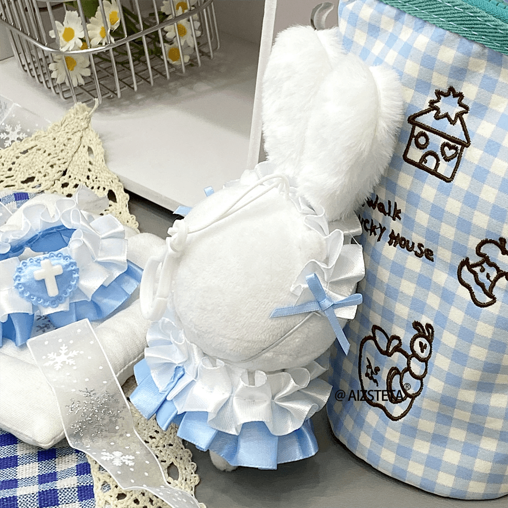 【10cm】ぬいぐるみ服 ナースバニーワンピース