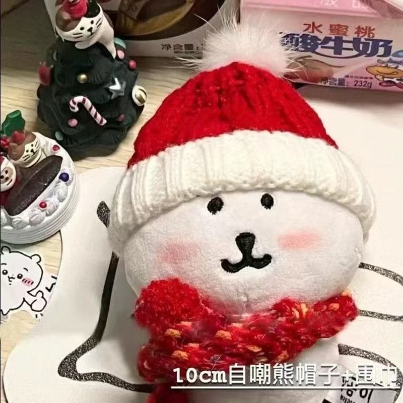 【10cm】ぬいぐるみ服 ニット帽・マフラー