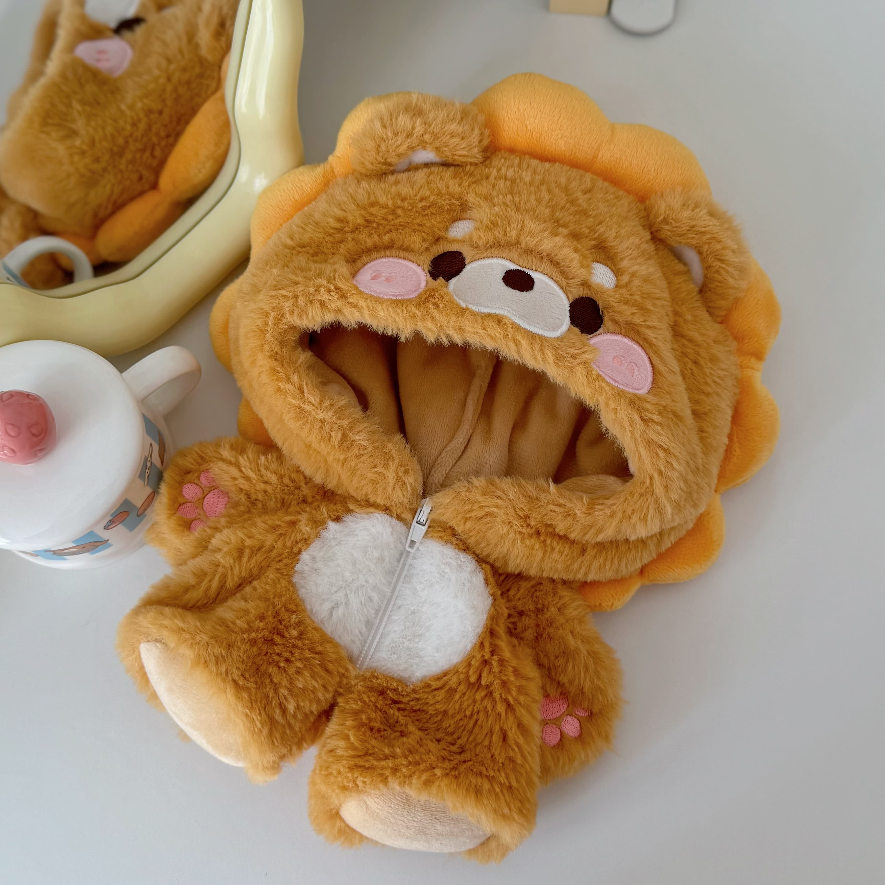 【15cm】ぬいぐるみ服　もふもふ動物きぐるみ