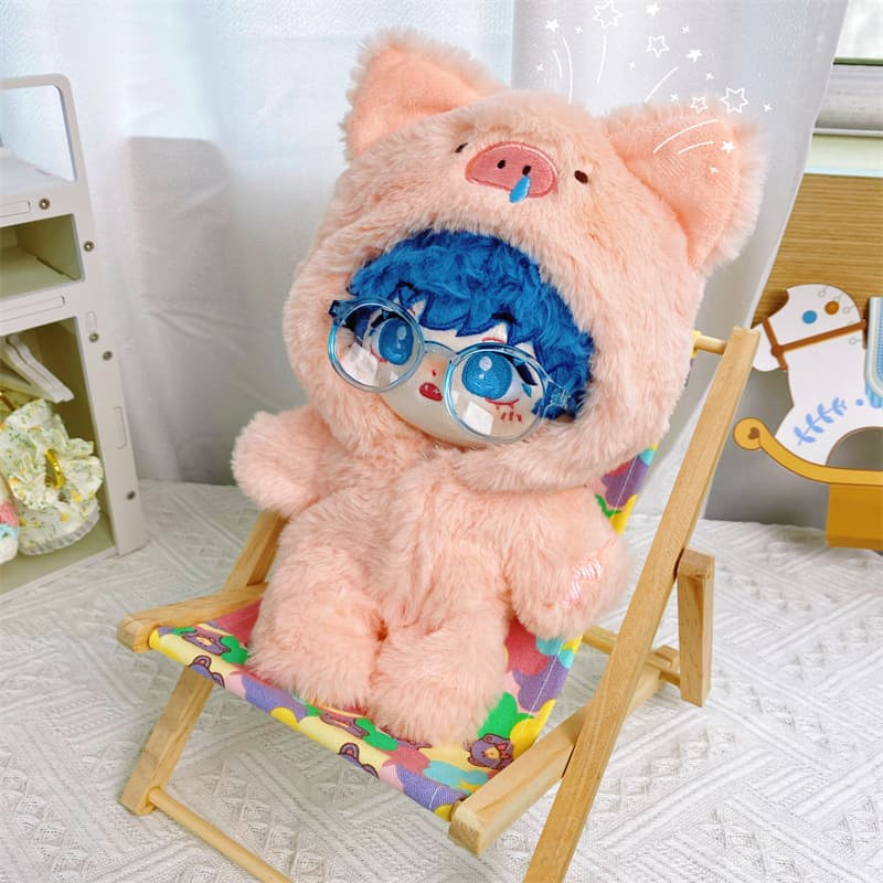 【15cm】ぬいぐるみ服 もこもこ動物きぐるみ・ぼうし