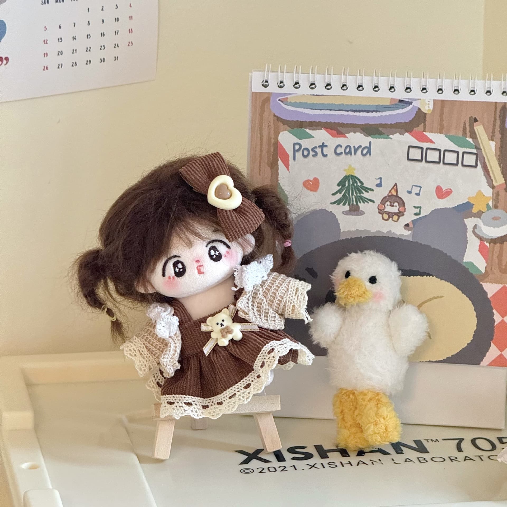 【10cm】ぬいぐるみ服 動物モチーフワンピース