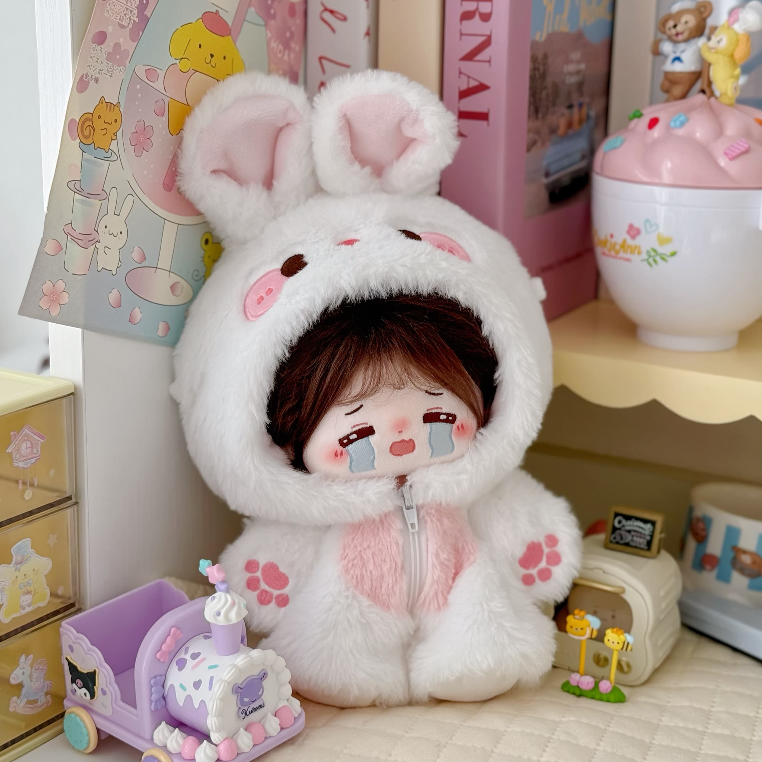 【15cm】ぬいぐるみ服　もふもふ動物きぐるみ