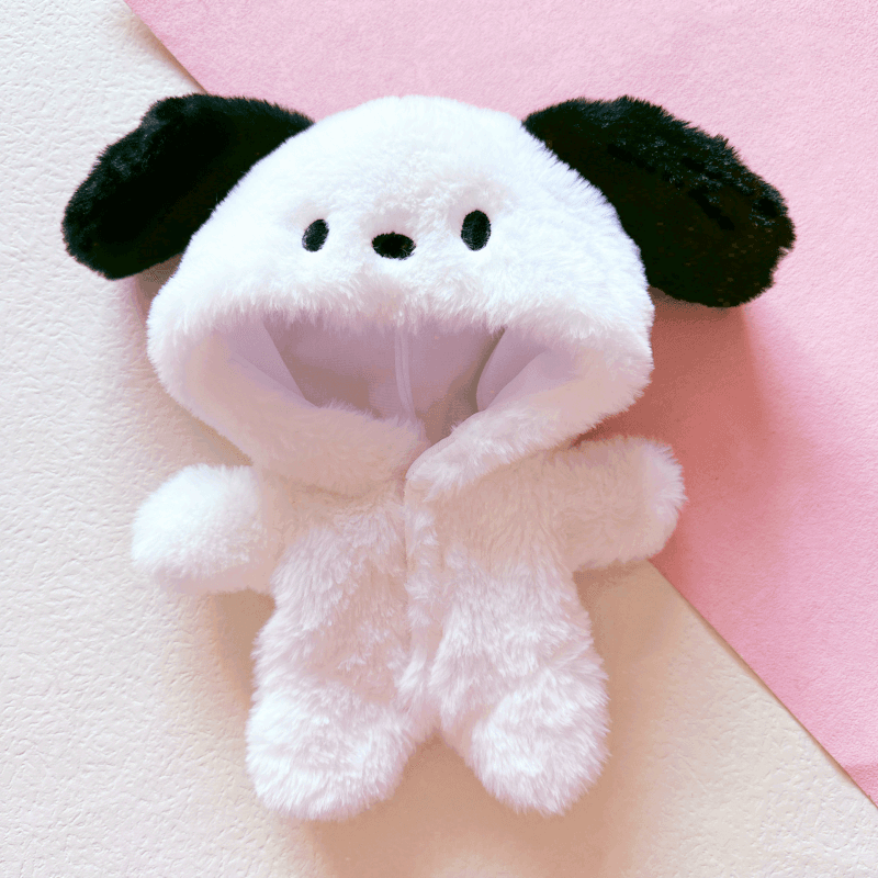 【20cm】ぬいぐるみ服 もこもこ子犬ぐるみ