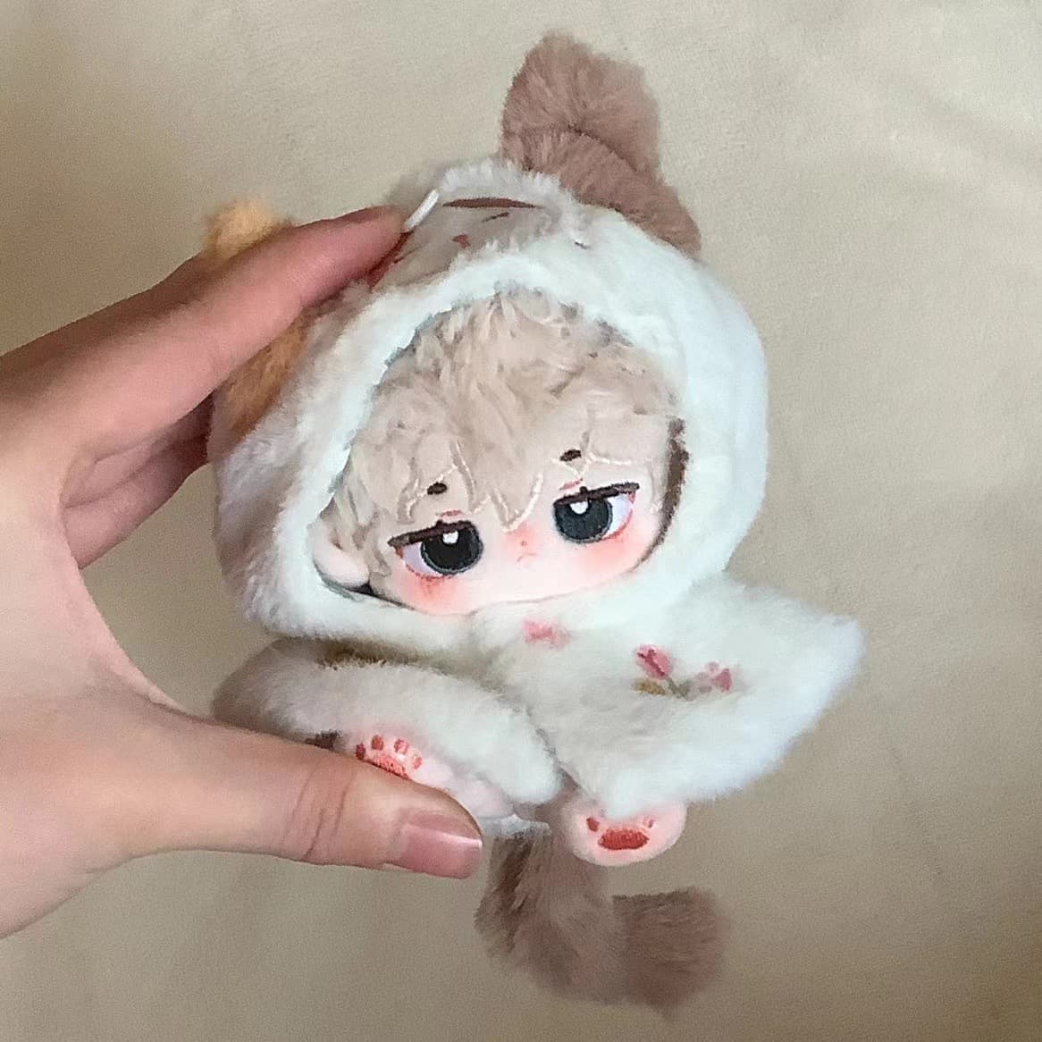 【10cm】 ぬいぐるみ服 パヤパヤねこケープ