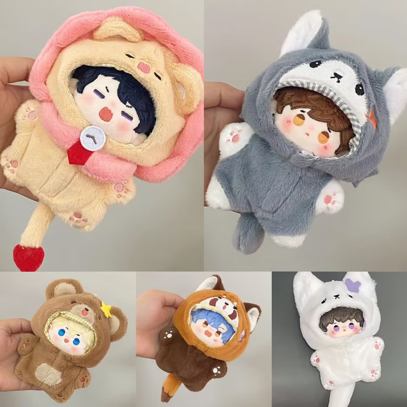 【10cm】ぬいぐるみ服 ぷちアニマルぐるみ