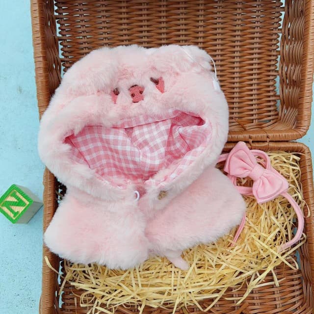 【10cm/15cm/20cm】ぬいぐるみ服 ぬいぐるみ服 ふわもこ動物マント