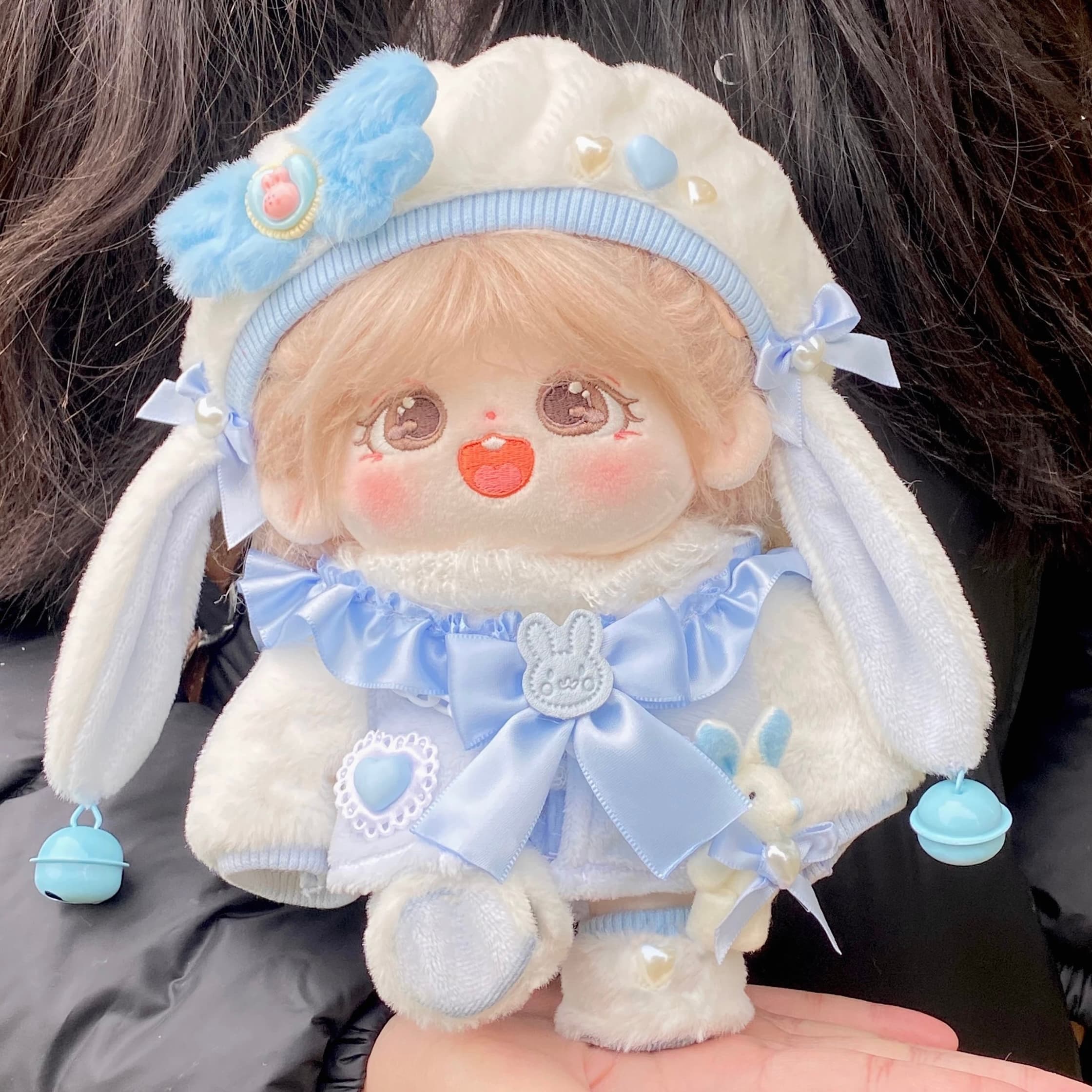 【20cm】ぬいぐるみ服　春色うさみみ洋服