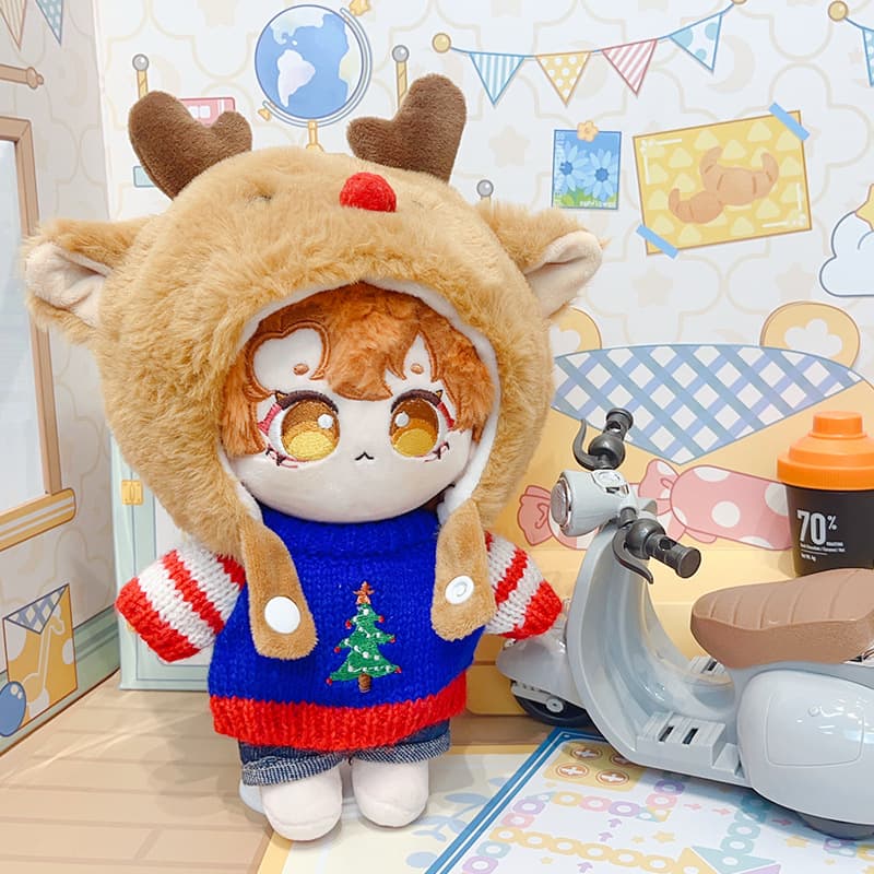 【15cm】ぬいぐるみ服 もこもこ動物きぐるみ・ぼうし