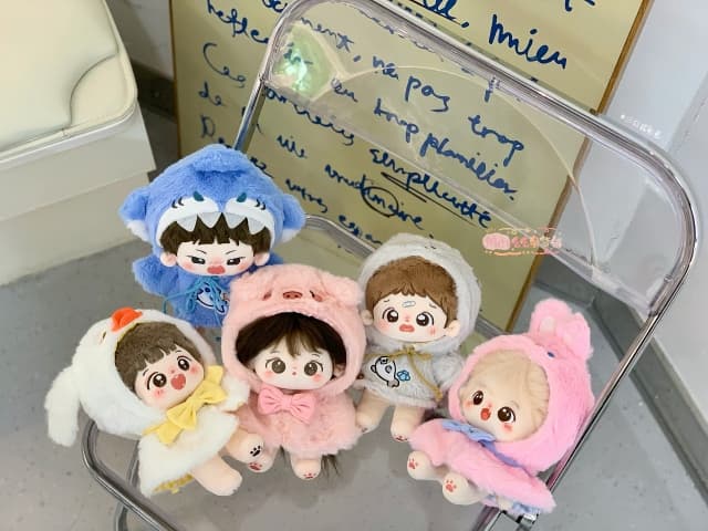 【10cm/15cm/20cm】ぬいぐるみ服 ぬいぐるみ服 ふわもこ動物マント