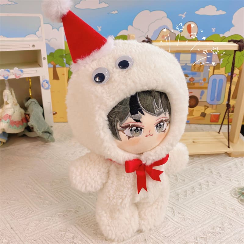 【15cm】ぬいぐるみ服 もこもこ動物きぐるみ・ぼうし