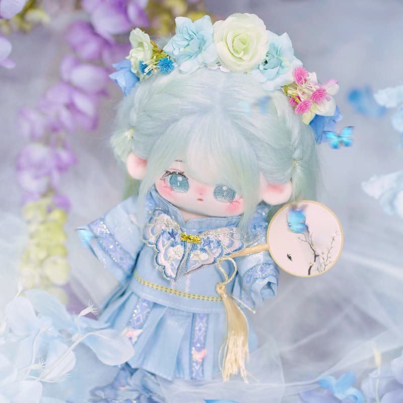 【20cm】ぬいぐるみ服　花かんむり付き伝統衣装