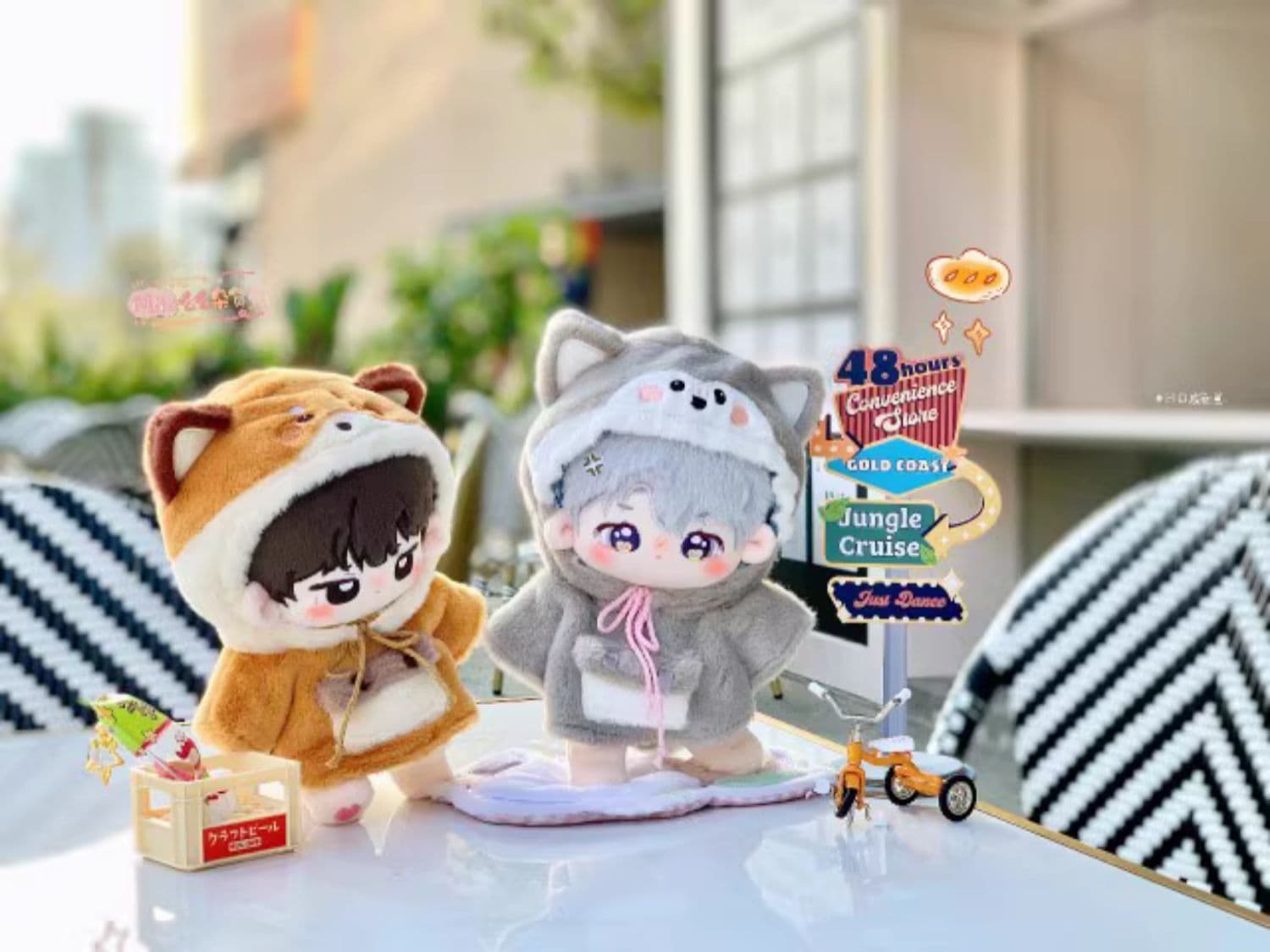 【10cm/15cm/20cm】ぬいぐるみ服 ぬいぐるみ服 ふわもこ動物マント