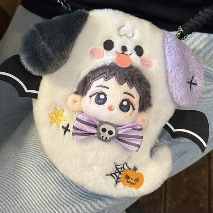 【10cm】ぬいぐるみ服 ハロウィン犬ぬいぐるみポーチ