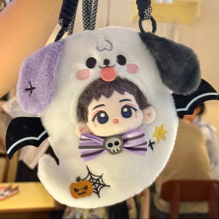 【10cm】ぬいぐるみ服 ハロウィン犬ぬいぐるみポーチ
