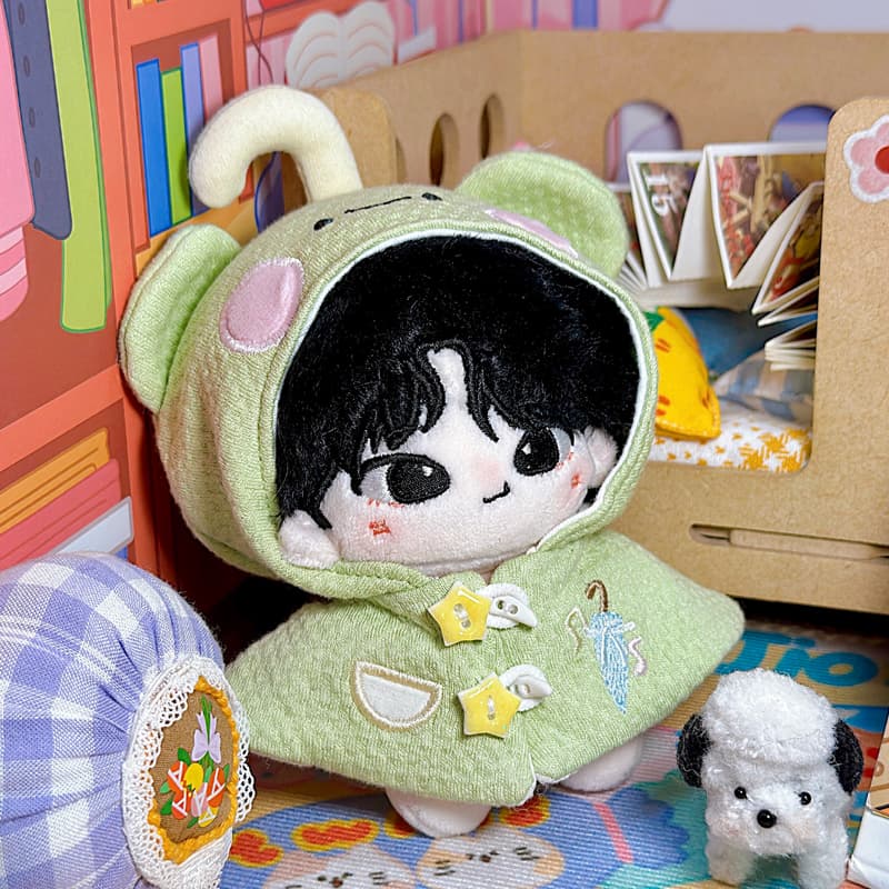 【10cm】ぬいぐるみ服 てるてるレインコート