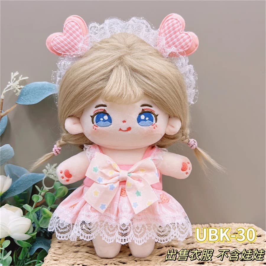 【20cm】ぬいぐるみ服 フリルワンピース全18種