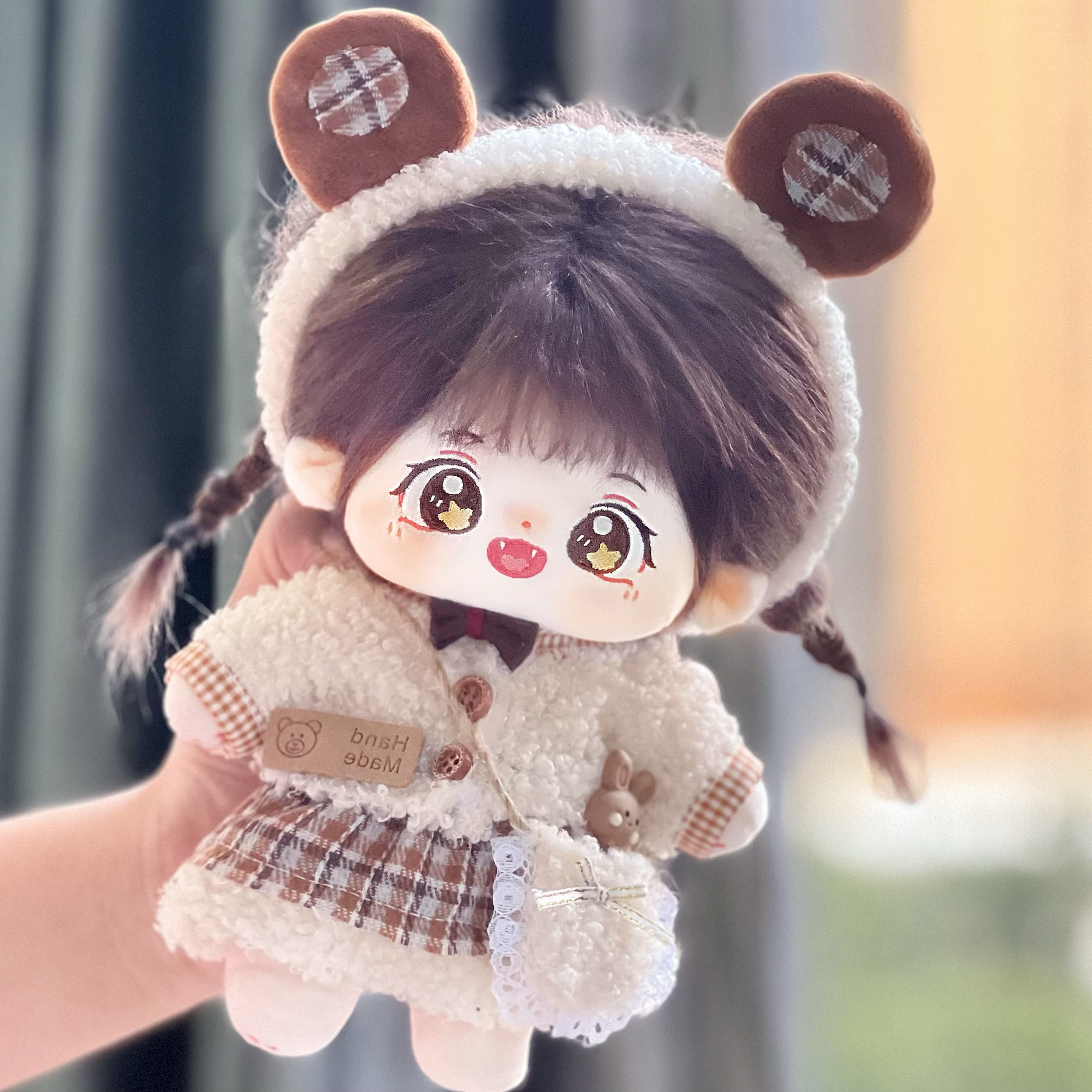 【20cm】ぬいぐるみ服 淡色おでかけコーデ 全5種