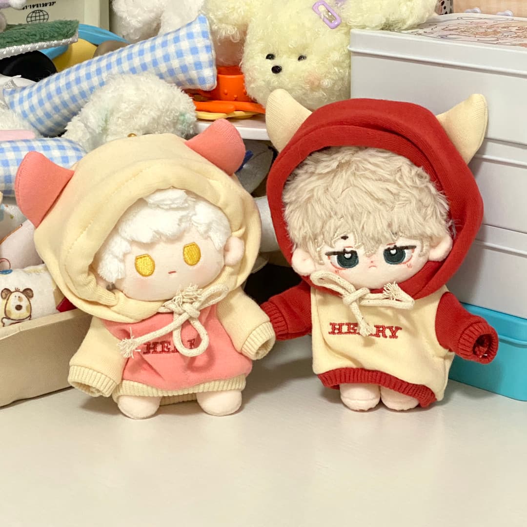 【10cm/20cm】ぬいぐるみ服 デビルパーカー
