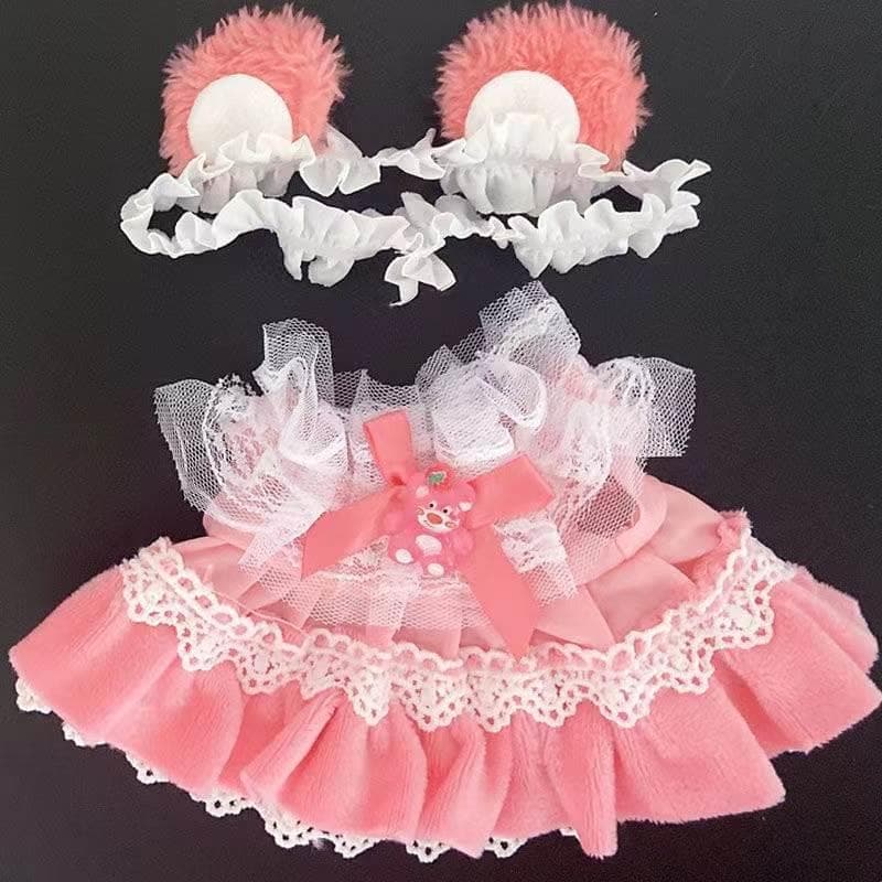 【20cm】ぬいぐるみ服 ふんわりメルヘンシリーズ ワンピース 全7種