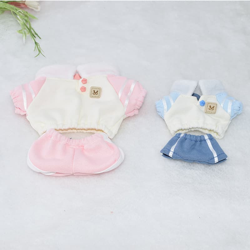 【10cm・20cm】ぬいぐるみ服 襟付き体操服