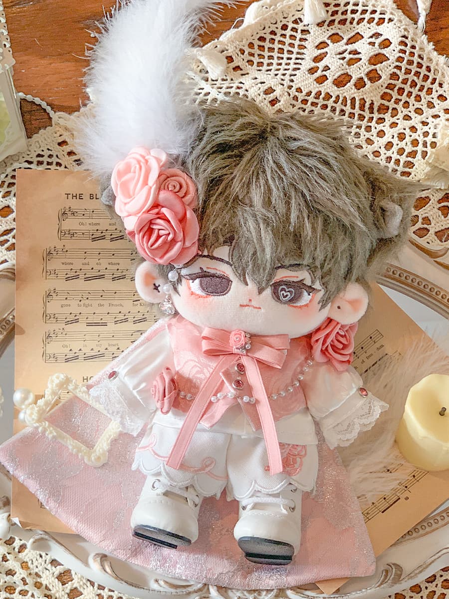 【20cm】 ぬいぐるみ服 華やか貴族風ぬいぐるみドレス