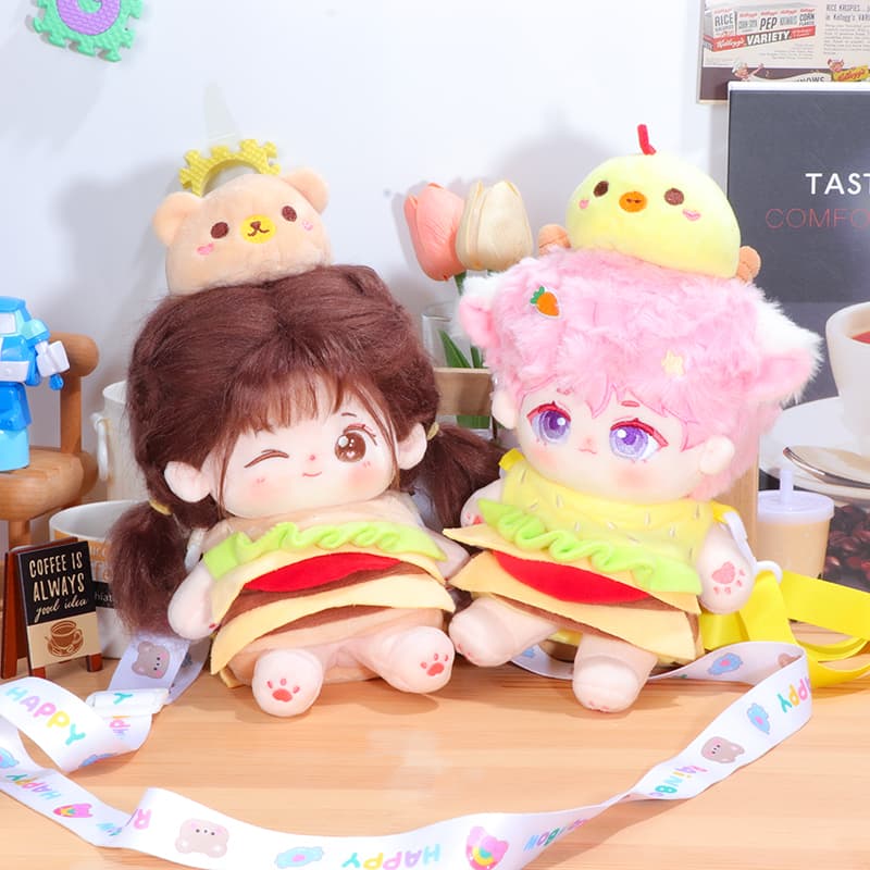 【20cm】ぬいぐるみ服 アニマル&フードショルダーポーチ