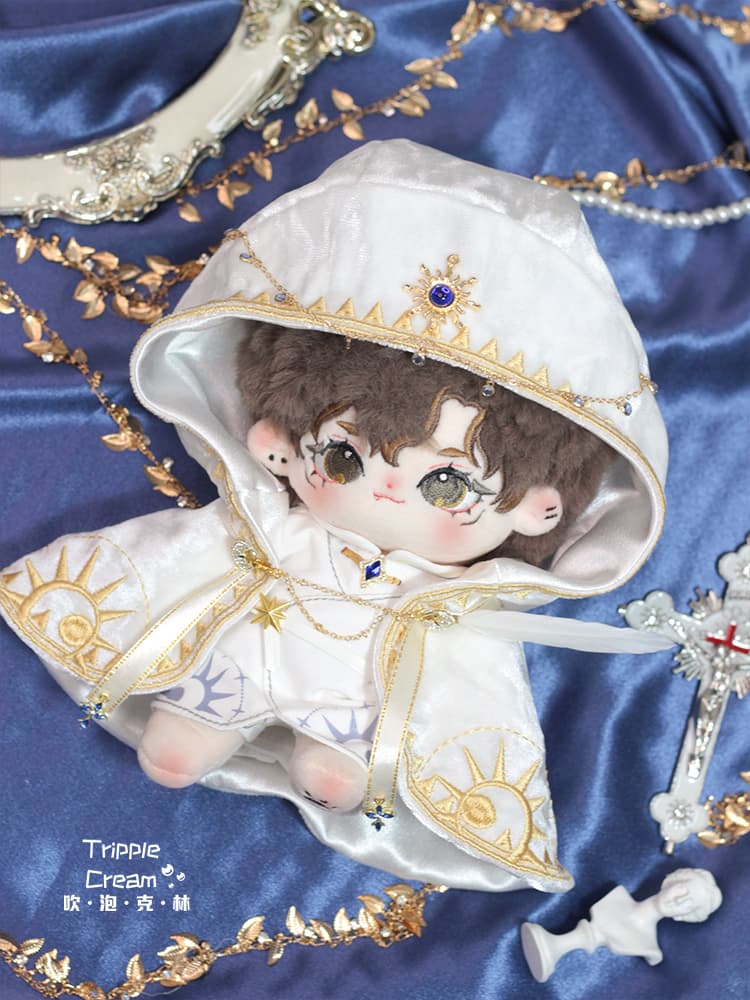 【20cm】 ぬいぐるみ服 星空の魔法使いローブ