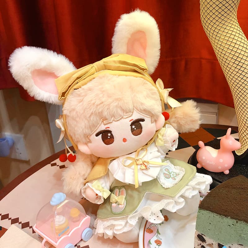 【20cm】ぬいぐるみ服 森のうさぎさんドレス