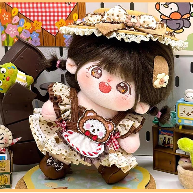 【20cm】ぬいぐるみ服 動物モチーフセットアップ