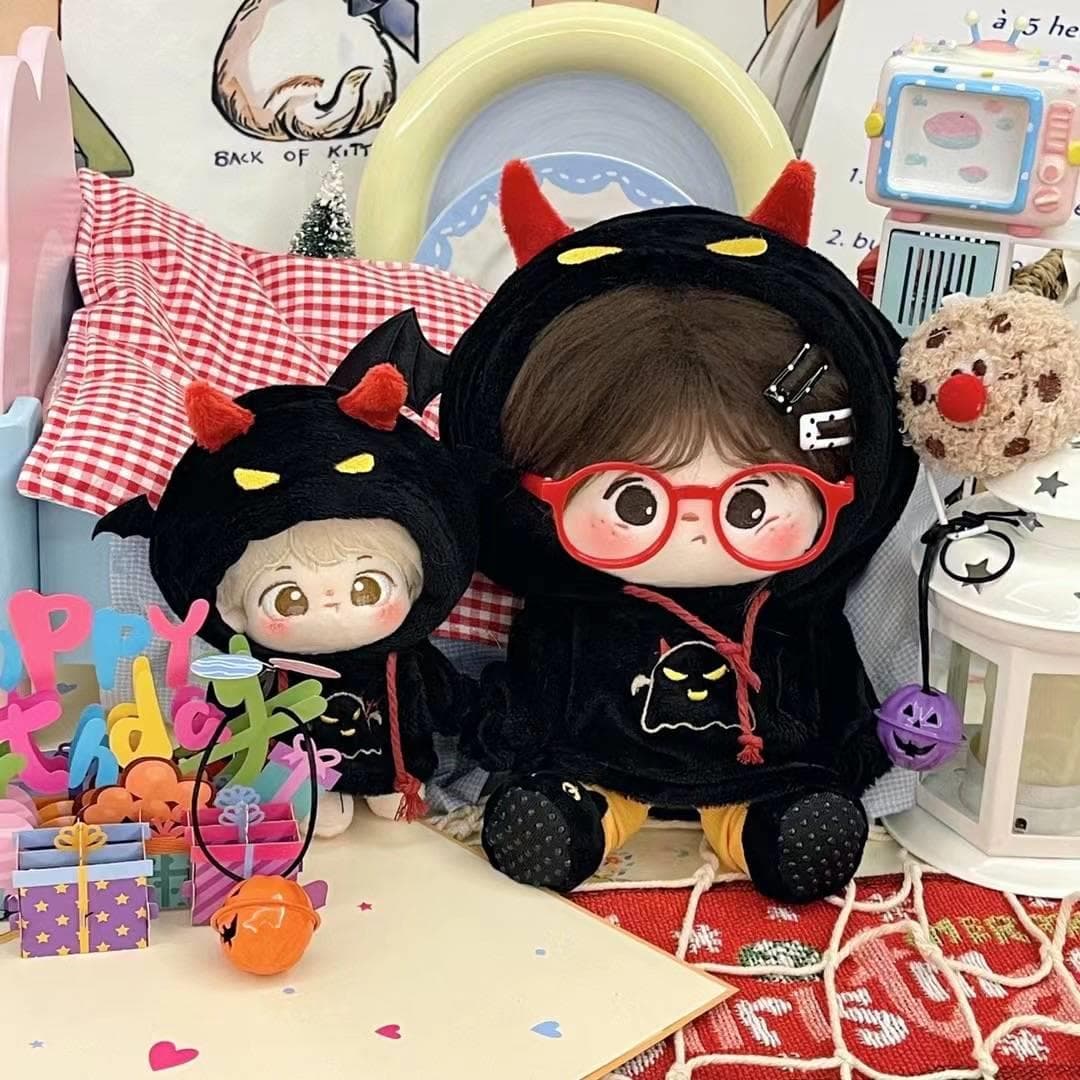 【10cm/20cm】ぬいぐるみ服 小悪魔おばけパーカー