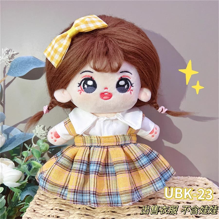 【20cm】ぬいぐるみ服 フリルワンピース全18種
