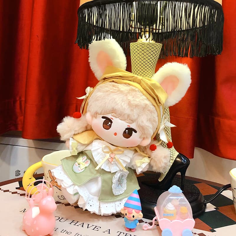 【20cm】ぬいぐるみ服 森のうさぎさんドレス