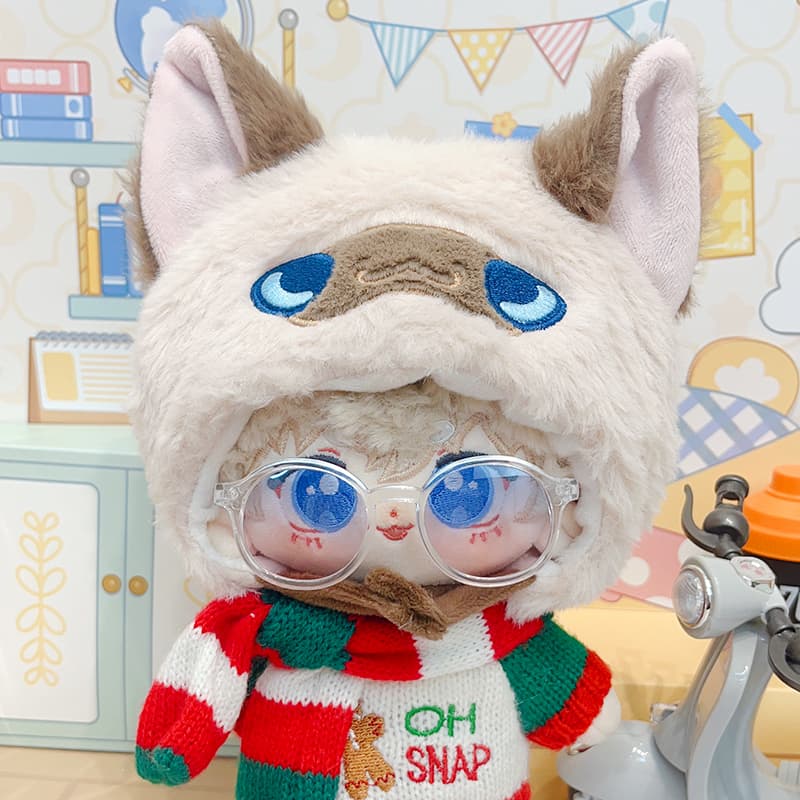 【20cm】ぬいぐるみ服 動物フード・ポンチョ