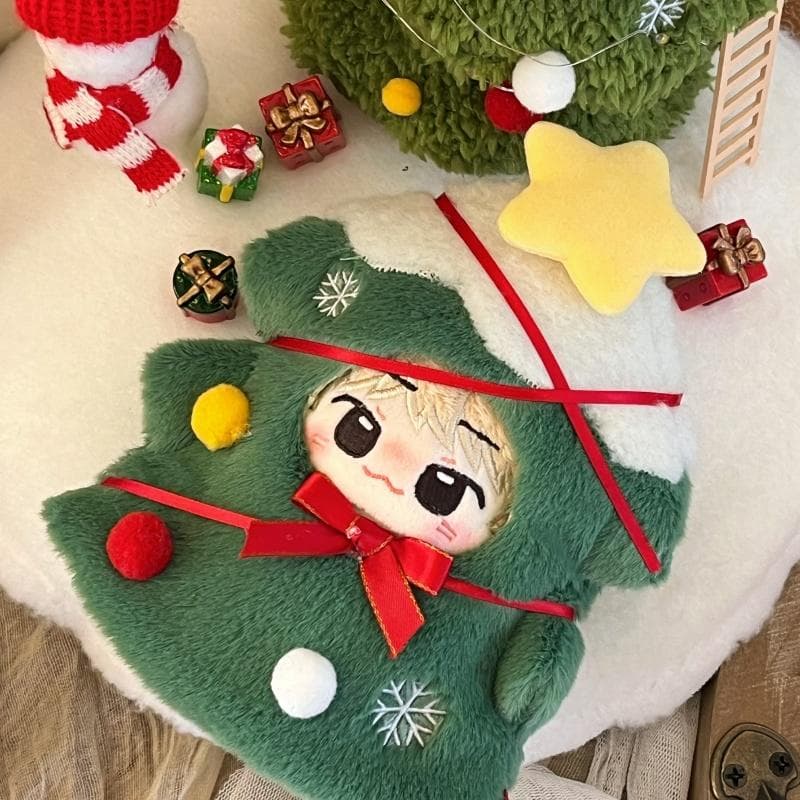 【10cm】 ぬいぐるみ服 クリスマスコスチューム
