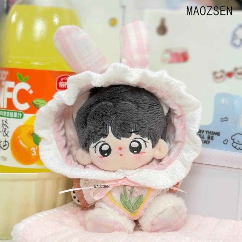 【10cm】ぬいぐるみ服 ふわもこ赤ちゃんおくるみセット