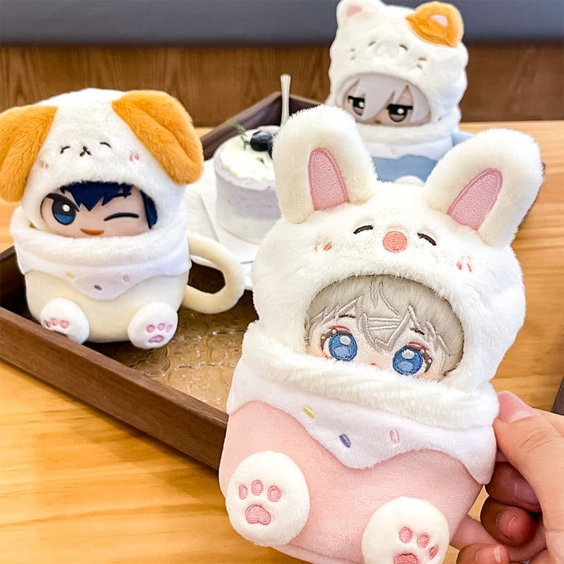 【10cm】ぬいぐるみ服 アニマルコーヒーカップ