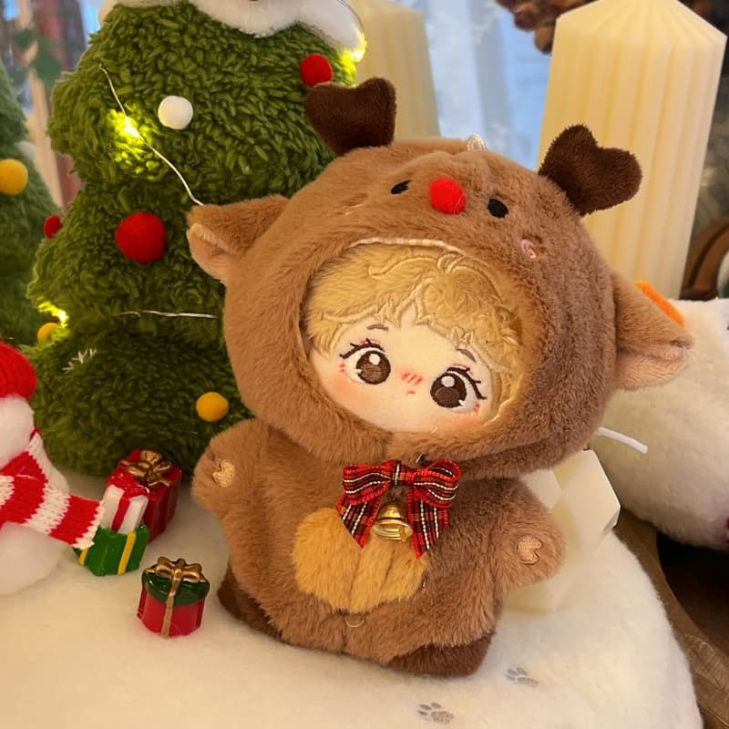 【10cm】 ぬいぐるみ服 クリスマスコスチューム