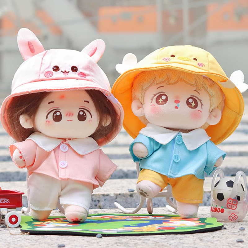 【20cm】ぬいぐるみ服 幼稚園服 ウサギ組・ヒヨコ組